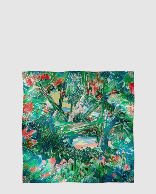 [HERMES-에르메스]La Vallee de Cristal 스카프 90