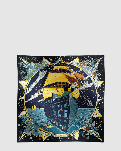 [HERMES-에르메스]플래그쉽 90 스카프 까레