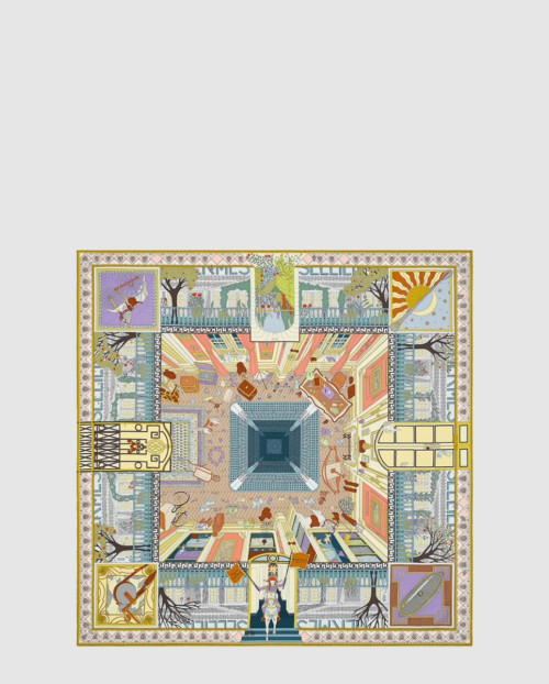 [HERMES-에르메스]오브젝트 드 큐리오시떼 스카프