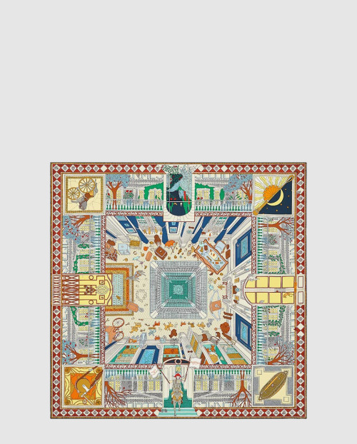 [HERMES-에르메스]오브젝트 드 큐리오시떼 스카프