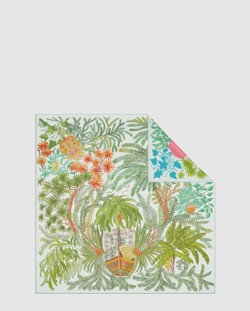 [HERMES-에르메스]Le Jardin des Peintres 더블 페이스 스카프 90