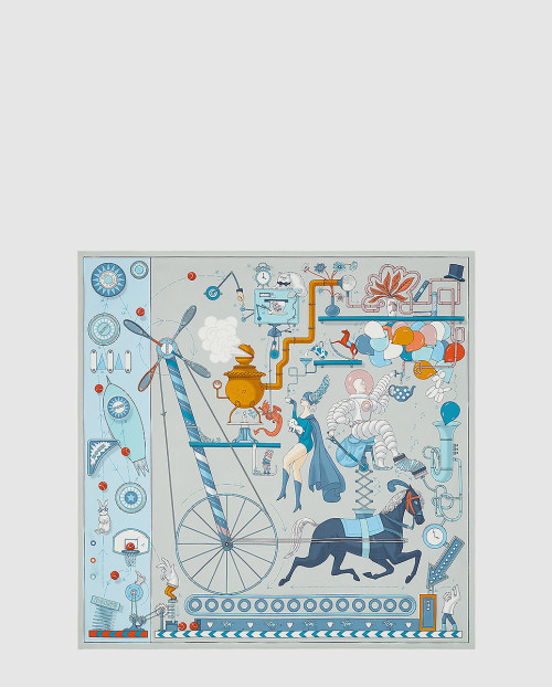 [HERMES-에르메스]Tea for Two 스카프 90