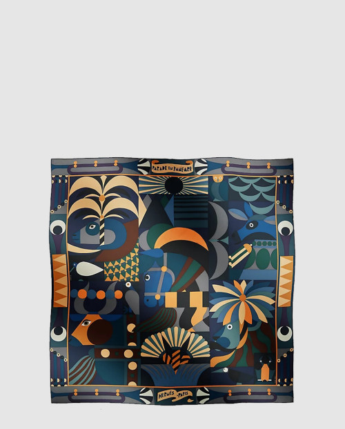 [HERMES-에르메스]Parade en Fanfare 스카프 90