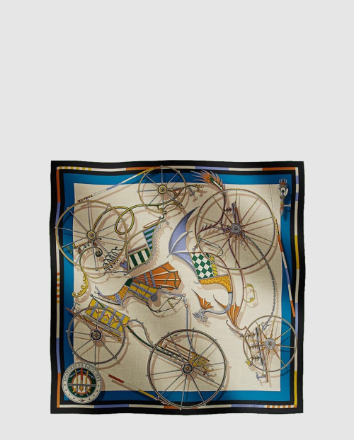 [HERMES-에르메스]Voitures en Equilibre 숄