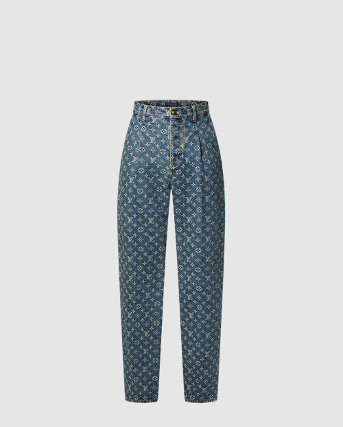 [LOUIS VUITTON-루이비통]모노그램 데님 테일러드 팬츠 1AGIUW