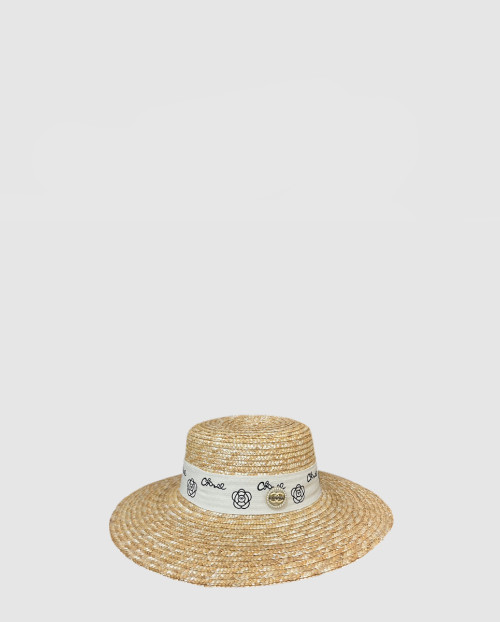 [CHANEL-샤넬]밀짚모자 선캡 AA4722