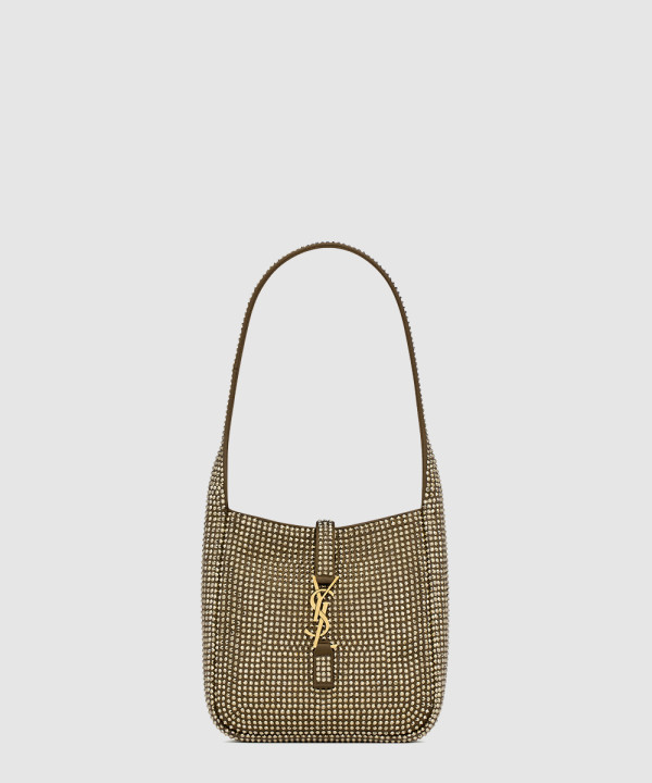 [SAINT LAURENT-생로랑]실크 새틴과 크리스탈 소재의 유연한 LE 5 A 7 베이비백 809464