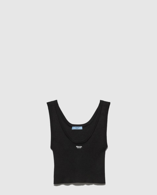[PRADA-프라다]코튼 탱크탑 P29B53