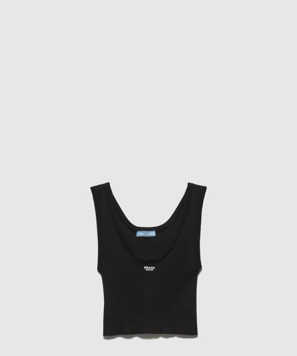 [PRADA-프라다]코튼 탱크탑 P29B53
