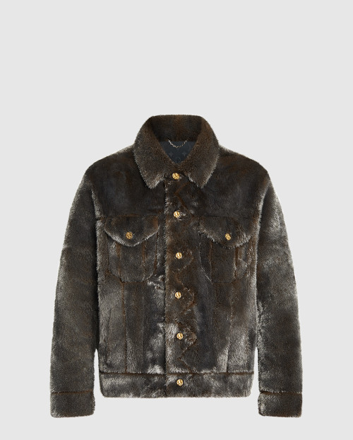 [LOUIS VUITTON-루이비통]실버 피니시 밍크 퍼 1A98CG