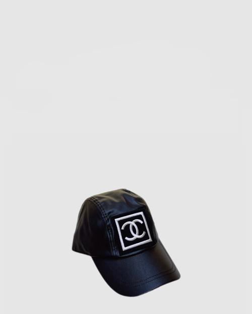 [CHANEL-샤넬]가죽 베이스볼 캡 AA6512