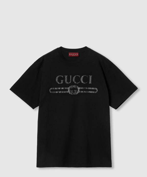 [GUCCI-구찌]자수 코튼 저지 티셔츠 ‎796395