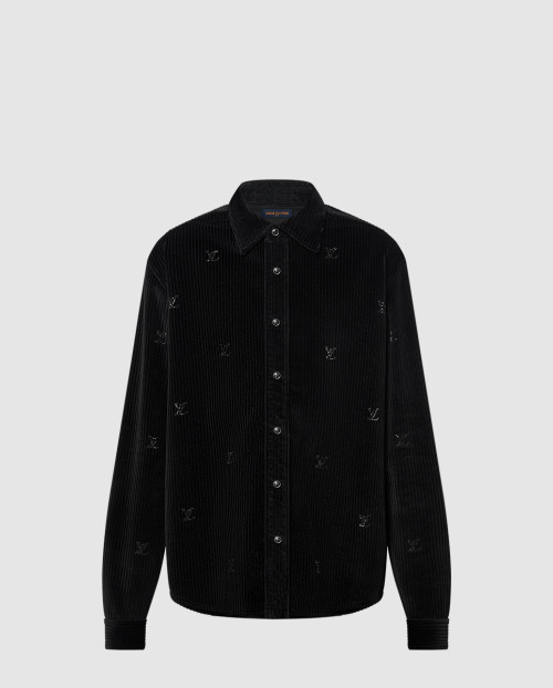 [LOUIS VUITTON-루이비통]버튼 다운 롱 슬리브드 코듀로이 셔츠 1AFXV2