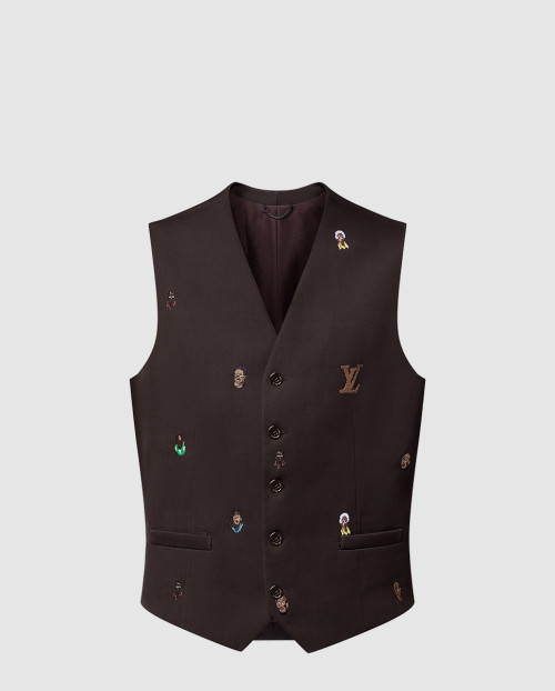 [LOUIS VUITTON-루이비통]자수 수트 조끼 1AFIAS