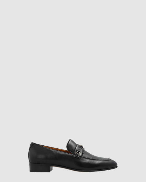 [GUCCI-구찌]인터로킹 레더 로퍼 740434