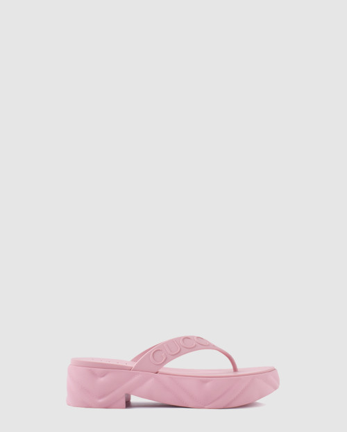 [GUCCI-구찌]T 스트랩 플랫폼 샌들 746334