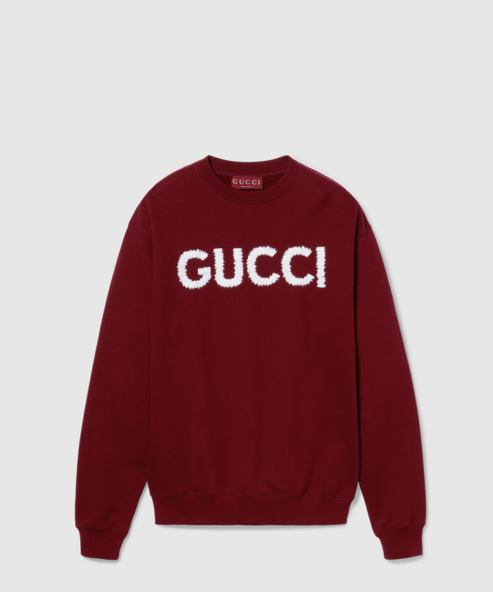 레플리카|이미테이션 gucci-구찌자수-코튼-저지-스웨트셔츠-784413
