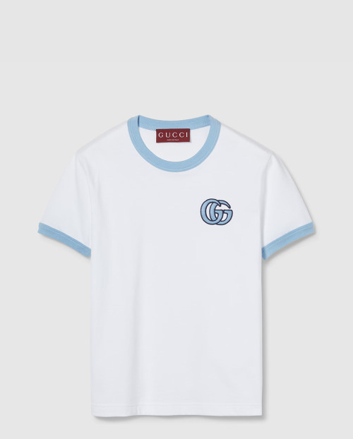 [GUCCI-구찌]자수 코튼 저지 티셔츠 818787