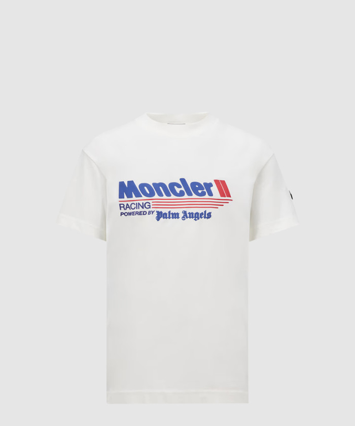레플리카|이미테이션 moncler-몽클레어moncler-x-palm-angels-레이싱-로고-코튼-티셔츠