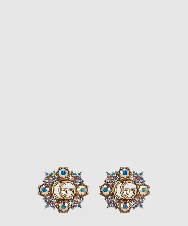 [GUCCI-구찌]더블 지젤 꽃 귀걸이 753787