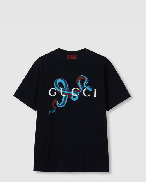 [GUCCI-구찌]프린트 코튼 티셔츠 796395