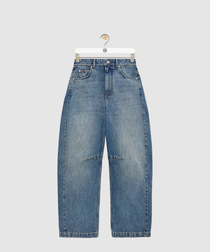 레플리카|이미테이션 loewe-로에베애너그램-배럴-진-데님