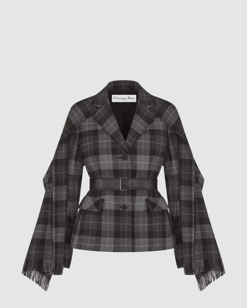 [DIOR-디올]벨트 재킷 & 탈착식 스카프 511V2