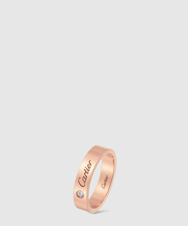 [CARTIER-까르띠에]C 드 까르띠에 웨딩 밴드 B4098200