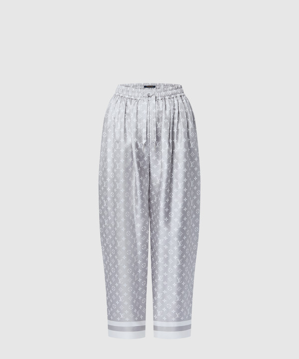 [LOUIS VUITTON-루이비통]모노그램 풀라드 배기 파자마 팬츠 1AGOCX