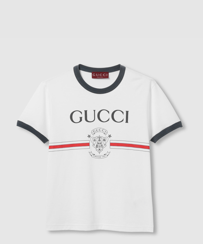 레플리카|이미테이션 gucci-구찌프린트-디테일의-코튼-저지-티셔츠-813753