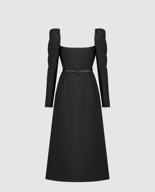 [DIOR-디올]벨트 미디 드레스 511R3
