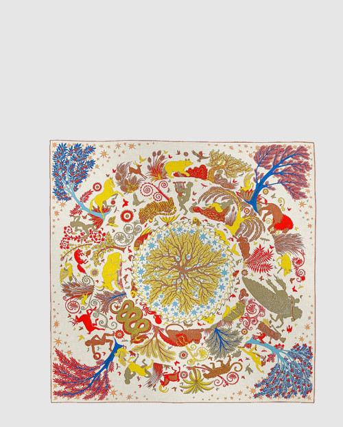 [HERMES-에르메스]Sous le Charme d'Orphee 숄 140