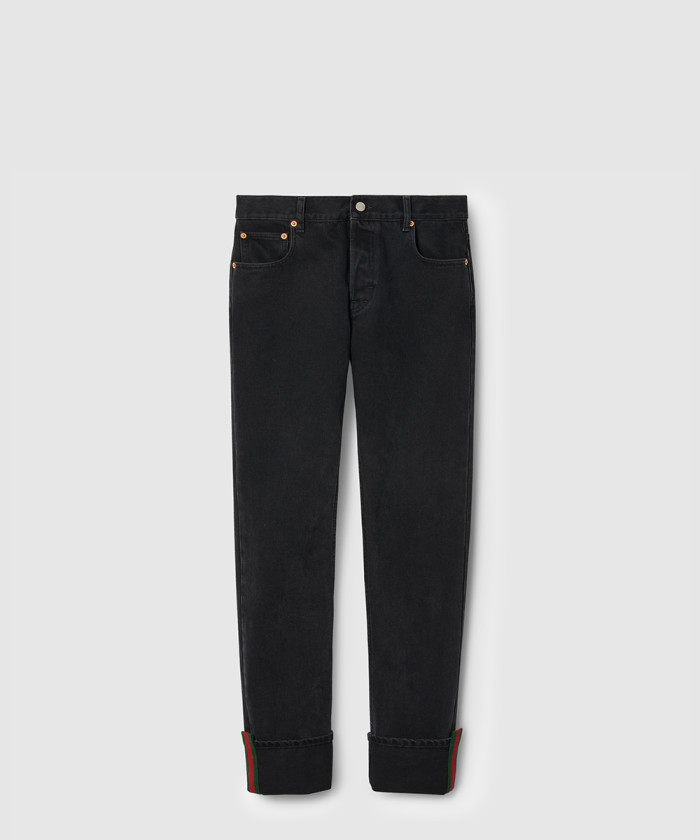 레플리카|이미테이션 gucci-구찌웹web-데님-팬츠-796483