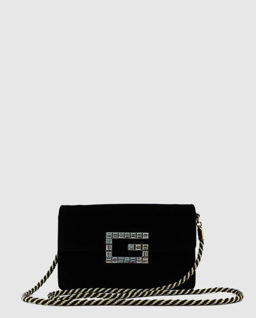 [GUCCI-구찌]GG 크리스탈 벨벳 숄더백 544242