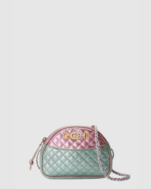 [GUCCI-구찌]GG 레트로 미니백 펄 아쿠아마린 크로스백 534951
