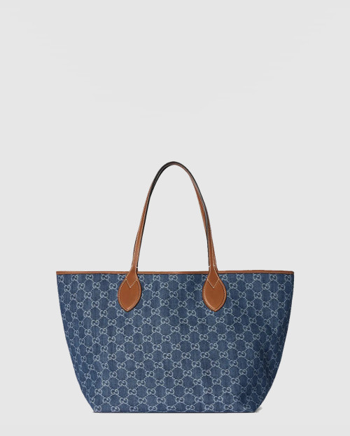 [GUCCI-구찌]미디엄 토트백 블루 데님 820481