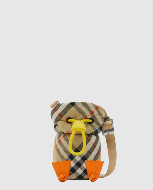 [BURBERRY-버버리]덕 체크 나일론 보틀 홀더 80893511