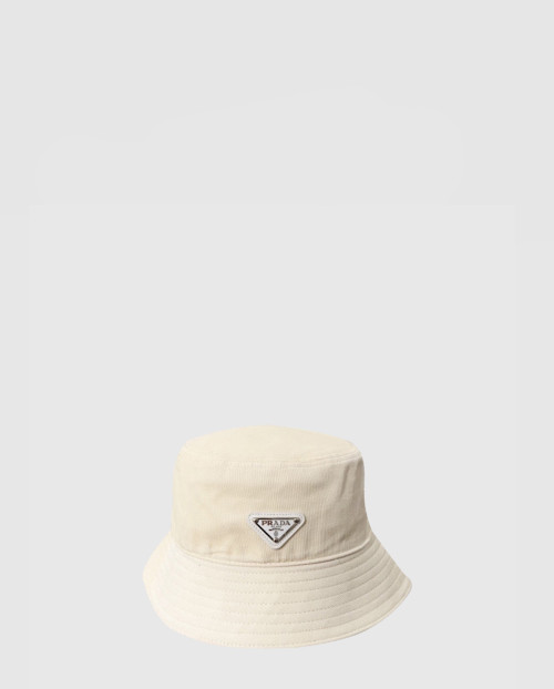 [PRADA-프라다]코듀로이 자수 벙거지 1HC257