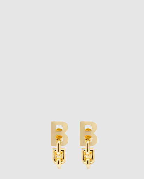 [BALENCIAGA-발렌시아가]B 체인 후프 귀걸이 748176