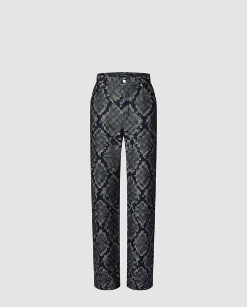 [LOUIS VUITTON-루이비통]그래픽 데님 스케이트 팬츠 1AHDEV