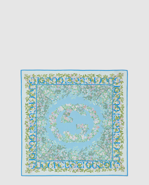 [GUCCI-구찌]프린트 실크 까레 783157