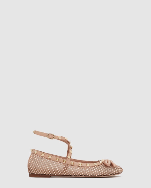[VALENTINO-발렌티노]스터드 디테일 발레리나
