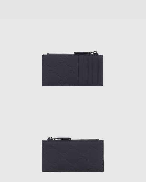 [GUCCI-구찌]GG 러버 이펙트 지퍼 카드지갑 771314