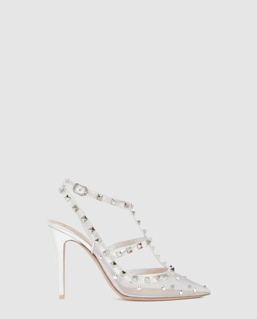 [VALENTINO-발렌티노]락스터드 스트랩 펌프스