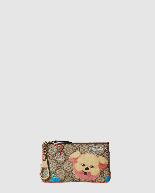 [GUCCI-구찌]모티프가 있는 지퍼 키 케이스 838892