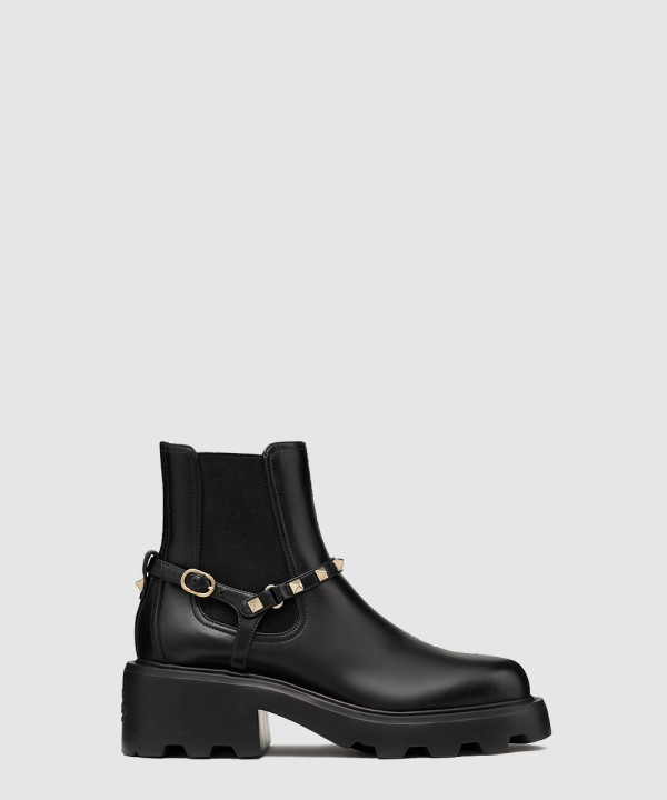 [VALENTINO-발렌티노]송아지 가죽 비틀 부츠