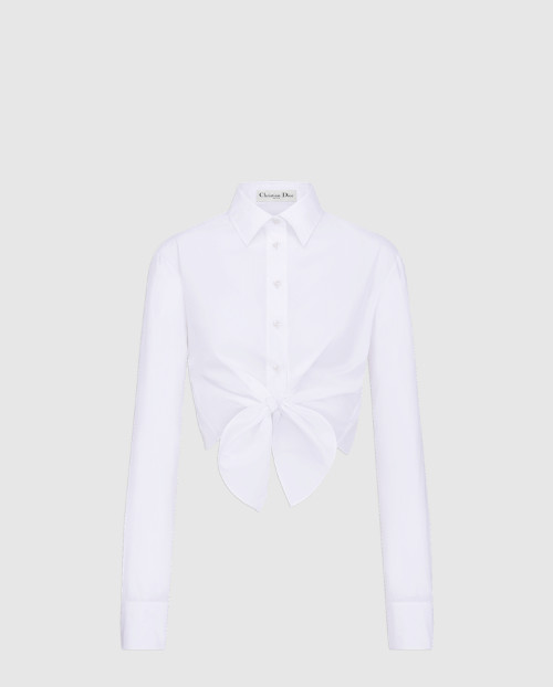 [DIOR-디올]Dioriviera 타이 크롭 블라우스 541B6