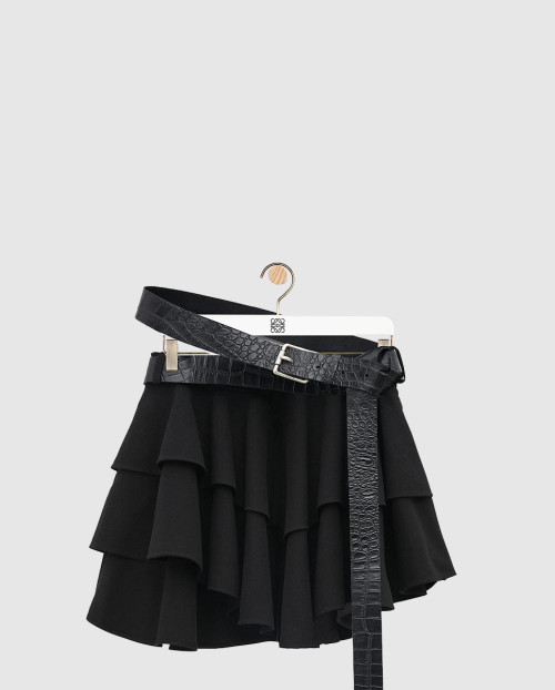 [LOEWE-로에베]벨트 미니 스커트