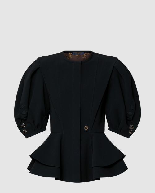 [LOUIS VUITTON-루이비통]퍼프 슬리브 페플럼 재킷 1AIBB4