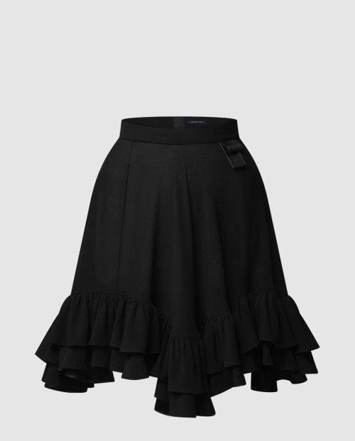 [LOUIS VUITTON-루이비통]플라운스 헴 스커트 1AHHC5